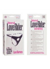 Трусы для страпона с универсальным креплением Universal Love Rider Luxe Harness - California Exotic Novelties - купить с доставкой в Уссурийске