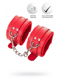 Красные оковы Anonymo из искусственной кожи - ToyFa - купить с доставкой в Уссурийске