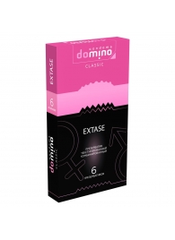 Презервативы с точками и рёбрышками DOMINO Classic Extase - 6 шт. - Domino - купить с доставкой в Уссурийске