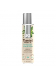 Массажное масло с ароматом перечной мяты и эвкалипта JO Naturals Peppermint   Eucalyptus - 120 мл. - System JO - купить с доставкой в Уссурийске