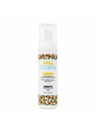 Разогревающее массажное масло с ароматом пина колада Gourmet Pina Colada - 50 мл. - Exsens - купить с доставкой в Уссурийске