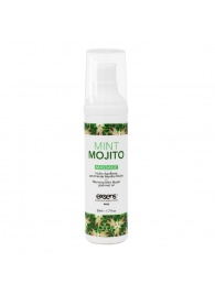 Разогревающее массажное масло с ароматом мохито Gourmet Mint Mojito - 50 мл. - Exsens - купить с доставкой в Уссурийске