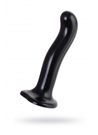 Черный стимулятор для пар P G-Spot Dildo Size M - 18 см. - Strap-on-me - в Уссурийске купить с доставкой