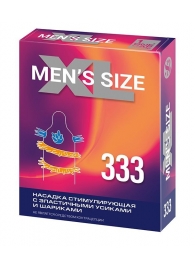 Стимулирующая насадка на пенис MEN SIZE 333 - Sitabella - в Уссурийске купить с доставкой