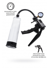 Прозрачная механическая помпа для пениса Viggo - Sexus - в Уссурийске купить с доставкой