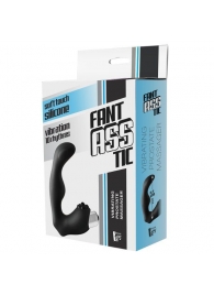 Черный вибромассажер простаты FantASStic Vibrating Prostate Massager - 11,3 см. - Dream Toys - в Уссурийске купить с доставкой