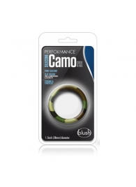 Эрекционное кольцо камуфляжной расцветки Silicone Camo Cock Ring - Blush Novelties - в Уссурийске купить с доставкой