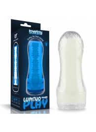 Светящийся в темноте мастурбатор Lumino Play Masturbator Ribbed - Lovetoy - в Уссурийске купить с доставкой