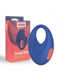 Синее эрекционное кольцо RRRING Casual Date Cock Ring - FeelzToys - в Уссурийске купить с доставкой