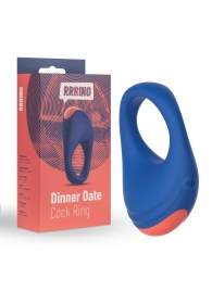 Синее эрекционное кольцо RRRING Dinner Date Cock Ring - FeelzToys - в Уссурийске купить с доставкой