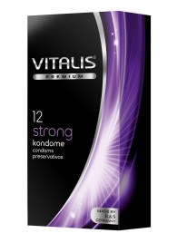 Презервативы с утолщённой стенкой VITALIS PREMIUM strong - 12 шт. - Vitalis - купить с доставкой в Уссурийске