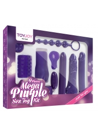 Эротический набор Toy Joy Mega Purple - Toy Joy - купить с доставкой в Уссурийске