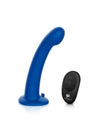 Синяя насадка Remote Control P-Spot G-Spot с черными трусиками - 20 см. - Pegasus - купить с доставкой в Уссурийске