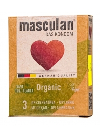 Экологически чистые презервативы Masculan Organic - 3 шт. - Masculan - купить с доставкой в Уссурийске