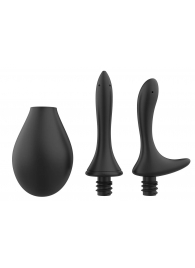Черный анальный душ Nexus Anal Douche Set с 2 сменными насадками - Nexus Range - купить с доставкой в Уссурийске