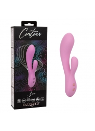 Розовый ультрагибкий вибратор-кролик Zoie - 17,75 см. - California Exotic Novelties