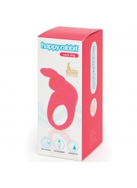 Розовое эрекционное виброкольцо Happy Rabbit Rechargeable Rabbit Cock Ring - Happy Rabbit - в Уссурийске купить с доставкой