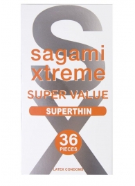 Ультратонкие презервативы Sagami Xtreme Superthin - 36 шт. - Sagami - купить с доставкой в Уссурийске