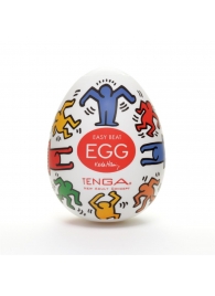 Мастурбатор-яйцо Keith Haring EGG DANCE - Tenga - в Уссурийске купить с доставкой