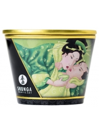 Массажная свеча Exotic Green Tea с ароматом зелёного чая - 170 мл. - Shunga - купить с доставкой в Уссурийске