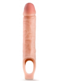 Телесная насадка на пенис 10 Inch Cock Sheath Extender - 25 см. - Blush Novelties - в Уссурийске купить с доставкой