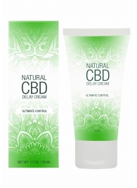 Крем-пролонгатор Natural CBD Delay Cream - 50 мл. - Shots Media BV - купить с доставкой в Уссурийске