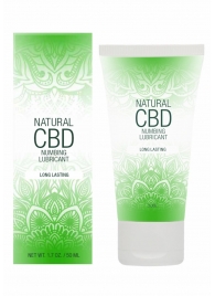 Лубрикант с пролонгирующим эффектом Natural CBD Numbing Lubricant - 50 мл. - Shots Media BV - купить с доставкой в Уссурийске