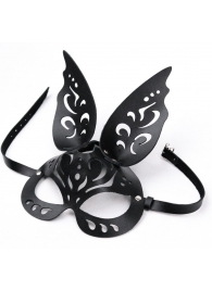 Черная ажурная маска  Зайка  с ушками - Crazy Handmade - купить с доставкой в Уссурийске