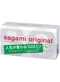 Ультратонкие презервативы Sagami Original 0.02 - 10 шт. - Sagami - купить с доставкой в Уссурийске