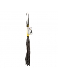 Черная плеть с желтой рукоятью Boundless Flogger - 69,25 см. - California Exotic Novelties - купить с доставкой в Уссурийске