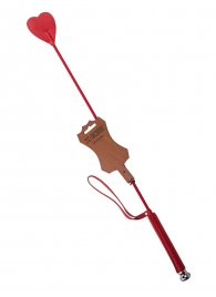 Стек с красным наконечником-сердечком - 70 см. - Sitabella - купить с доставкой в Уссурийске Стек с красным наконечником-сердечком - 70 см. - Sitabella - купить с доставкой в Уссурийске