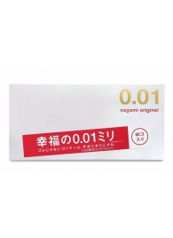 Ультратонкие презервативы Sagami Original 0.01 - 20 шт. - Sagami - купить с доставкой в Уссурийске