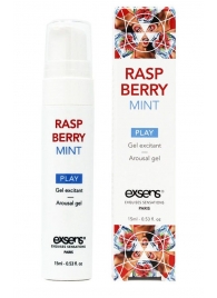 Возбуждающий гель Raspberry Mint с ароматом малины и мяты - 15 мл. - Exsens - купить с доставкой в Уссурийске
