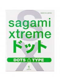 Презерватив Sagami Xtreme Type-E с точками - 1 шт. - Sagami - купить с доставкой в Уссурийске