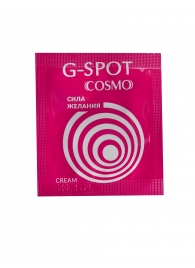 Стимулирующий интимный крем для женщин Cosmo G-spot - 2 гр. - Биоритм - купить с доставкой в Уссурийске