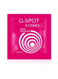 Стимулирующий интимный крем для женщин Cosmo G-spot - 2 гр. - Биоритм - купить с доставкой в Уссурийске