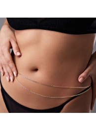 Стильная двойная золотистая цепочка на талию - Сима-Ленд купить с доставкой