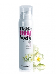 Массажная хрустящая пенка Tickle My Body Monoi с ароматом моной - 150 мл. - Love to Love - купить с доставкой в Уссурийске