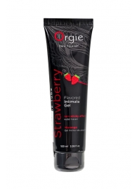 Интимный гель на водной основе Lube Tube Strawberry с клубничным вкусом - 100 мл. - ORGIE - купить с доставкой в Уссурийске