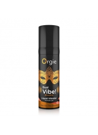 Съедобный гель Dual Vibe Sex On The Beach с эффектом вибрации и вкусом коктейля «секс на пляже» - 15 мл. - ORGIE - купить с доставкой в Уссурийске