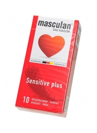 Презервативы Masculan Sensitive plus - 10 шт. - Masculan - купить с доставкой в Уссурийске