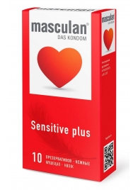 Презервативы Masculan Sensitive plus - 10 шт. - Masculan - купить с доставкой в Уссурийске