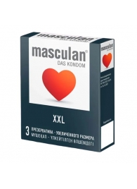 Презервативы увеличенного размера Masculan XXL - 3 шт. - Masculan - купить с доставкой в Уссурийске