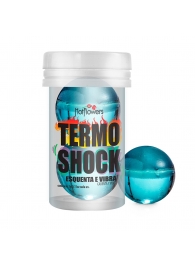 Интимный гель Termo Shock Hot Ball с разогревающе-покалывающим эффектом (2 шарика по 3 гр.) - HotFlowers - купить с доставкой в Уссурийске