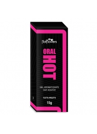 Гель для оральных ласк Oral Hot с согревающим эффектом - 15 гр. - HotFlowers - купить с доставкой в Уссурийске