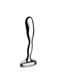 Стальной стимулятор простаты Stainless Steel Prostate Plug - 11,5 см. - b-Vibe - в Уссурийске купить с доставкой