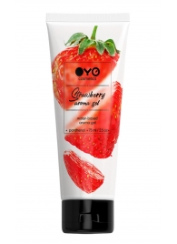 Лубрикант на водной основе OYO Aroma Gel Strawberry с ароматом клубники - 75 мл. - OYO - купить с доставкой в Уссурийске