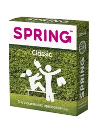 Классические презервативы SPRING CLASSIC - 3 шт. - SPRING - купить с доставкой в Уссурийске