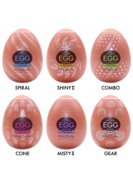 Набор из 6 мастурбаторов-яиц Tenga Egg Variety Pack V - Tenga - в Уссурийске купить с доставкой