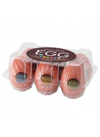 Набор из 6 мастурбаторов-яиц Tenga Egg Variety Pack V - Tenga - в Уссурийске купить с доставкой